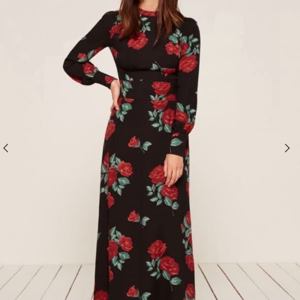 Reformations Carnation Dress in Hera